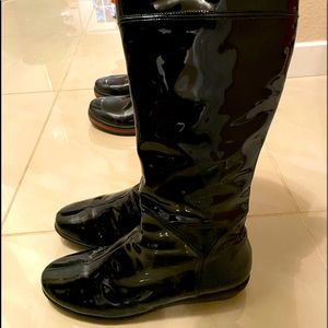 Cole Haan by Nike black patten tall boot. Comforts like a Nike sneaker.